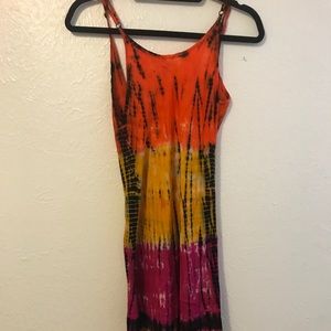 🧡💛💕Rat and Boa Tie Dye Dress💕💛🧡